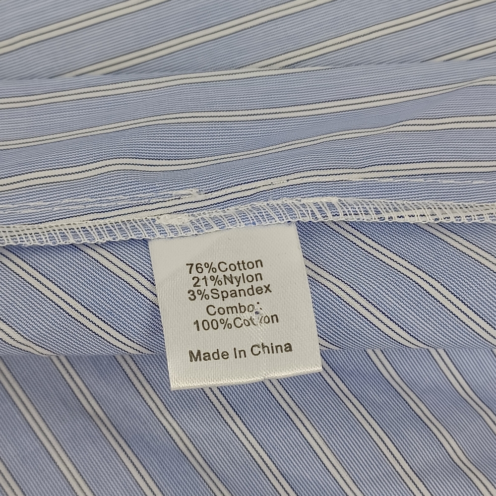 Tuckernuck Tate Stripe Mini Dress Size L Preppy Quiet Luxury Ruffle Cotton Blend - Picture 11 of 12